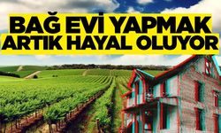 Manisa'da bağ evi yaptırmak isteyenlere kötü haber