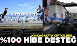 Kırkağaç'ta çifçilere önemli destek!