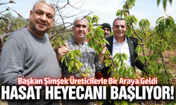 Manisa'da hasat hazırlığı: Başkan Şimşek üreticinin nabzını tuttu!