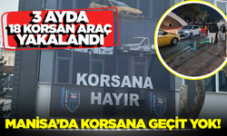 Manisa'da Korsan Araç Operasyonu