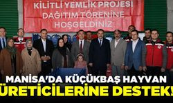 Manisa'da üreticilere kilitli yemlik dağıtıldı