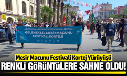 Manisa'da Mesir Festivali’nde kortej yürüyüşü büyük ilgi gördü