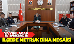 Manisa'da Metruk Yapılara Yönelik Tedbirler Kapıda