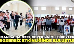 Manisa'da kalpler "Engelsiz Yaşam" için attı!