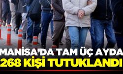 Narkotik bilançosu açıklandı: Manisa'da 268 tutuklama!