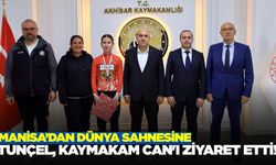 Dünya Şampiyonası yolcusu Tunçel'den Kaymakam Can'a ziyaret