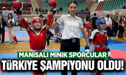 Manisalı sporcular Türkiye Kick Boks Şampiyonası'na damga vurdu!