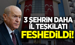 MHP 3 ilde teşkilatları feshetti!