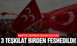 MHP'de 3 il teşkilatı daha feshedildi