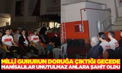 Manisa'da milli sevinç!