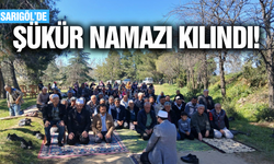 Sarıgöl’de bereketli yağışlar sonrası şükür duası yapıldı