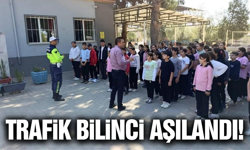 Sarıgöl'de öğrencilere trafik eğitimi!