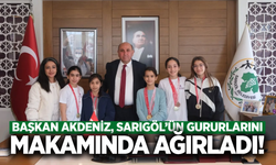Sarıgöl'ün gururlarından Başkan Akdeniz'e ziyaret!