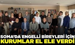 Soma’da engelliler haftası için güç birliği