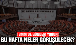 TBMM'de bu hafta gündem yoğun!