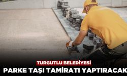 Turgutlu Belediyesi Parke Taşı Tamiratı Yaptıracak