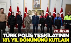 Vali Özkan'dan polis haftası mesajı