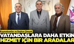 Kaymakamlardan Başkan Şimşek’e ziyaret!