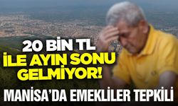 Manisa'da emeklilerden geçim sıkıntısı tepkisi