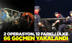 66 Düzensiz Göçmen Yakalandı