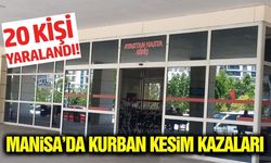 Manisa’da bayramın ilk günü “Acemi Kasaplar” hastanelere akın etti