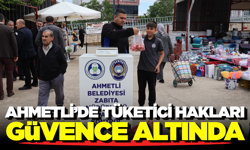 Ahmetli’de Pazar Esnafına Tartı Denetimi