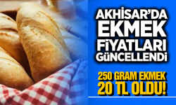 Akhisar'da Ekmeğe Zam: Yeni Fiyat Tarifesi Belli Oldu