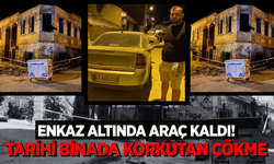 Alaşehir’de Facianın Eşiğinden Dönüldü: Tarihi Bina Gürültüyle Çöktü!
