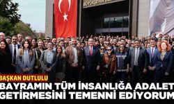Başkan Dutlulu'dan Kurban Bayramı mesajı