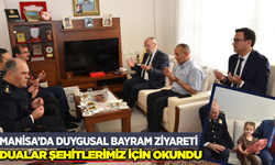 Bayramın İlk Gününde Şehit ve Gazi Ailelerine Protokol Ziyareti