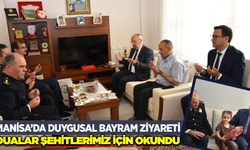 Bayramın İlk Gününde Şehit ve Gazi Ailelerine Protokol Ziyareti