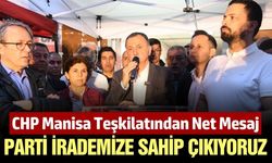 CHP Manisa örgütünden birlik mesajı: “Parti irademize sahip çıkıyoruz”