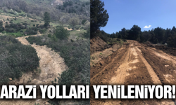 Demirci'de 10 kilometrelik arazi yolu yenilendi!