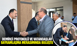 Demirci'de Geleneksel Bayramlaşma Programı Yoğun Katılımla Gerçekleşti