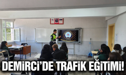 Demirci'de öğrencilere trafik bilinci aşılandı!