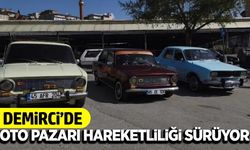 Demirci 2. el oto pazarı’na yoğun ilgi