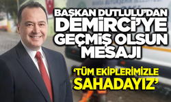 Demirci’deki Dolu Afeti Sonrası Başkan Dutlulu'dan Açıklama: "Durumu Yakından Takip Ediyoruz"