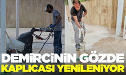 Demirci’de hisar kaplıcaları yenileniyor