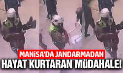 Manisa'da motosikletli trafik timleri facianın önüne geçti!