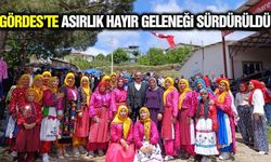 Gördes'de geleneksel köy hayrına yoğun katılım