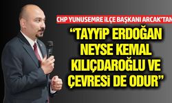 CHP Yunusemre İlçe Başkanı Arcak’tan sert açıklamalar: “Kılıçdaroğlu ve Çevresi Düşmanımdır”