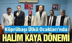 Köprübaşı Ülkü Ocakları'nda bayrak değişimi