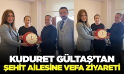Kuduret Gültaş'tan şehit Onur Ramazan Bayram'ın ailesine ziyaret!