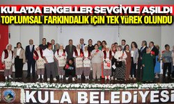 Kula'da Dünya Engelliler Haftası'nda Anlamlı Kutlama