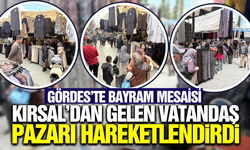 Kurban Bayramı Öncesi Gördes Pazarı’nda Büyük Yoğunluk