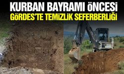 Gördes Belediyesi’nden Kurban bayramı öncesi çevre düzenlemesi