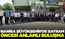 Manisa Büyükşehir’de bayramlaşma geleneği sürdü
