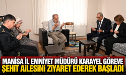 Manisa İl Emniyet Müdürü Karayel'den Şehit Ailesine Anlamlı Ziyaret