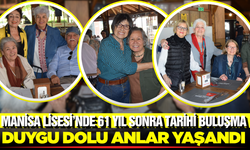 Manisa Lisesi’nde Tarihi Buluşma: 61 Yıllık Hasret Sona Erdi