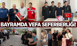 Manisa'da bayramda şehit aileleri ve gazilere vefa ziyaretleri!